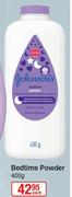 Johnson's Bedtime Powder-400g Each