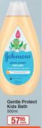 Johnson's Gentle Protect Kids Bath-500ml Each