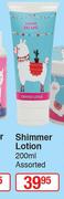 Nature's Edition Shimmer Lotion Assorted-200ml 