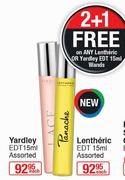 Lentheric EDT 15ml Assorted-Each