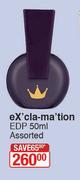 Coty eX' Cla -Ma'tion EDP 50ml Assorted