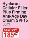 Nivea Hyaluron Cellular Filler Plus Firming Anti Age Day Cream SPF15