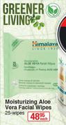 Himalaya Moisturizing Aloe Vera facial Wipes 25 Wipes-Each