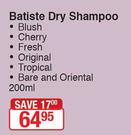 Batiste Dry Shampoo-200ml