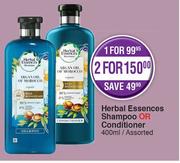 Herbal Essences Shampoo Or Conditioner Assorted-400ml Each
