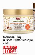 African Pride Morocan Clay & Shea Butter Masque-340g