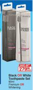 Curaprox Black Or White Toothpaste Set Premium Or Whitening-90ml Each