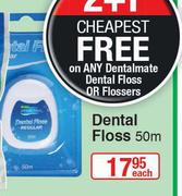 Dentalmate Dental Floss-50m Each