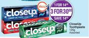 CloseUp Toothpaste Assorted-125g