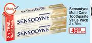 Sensodyne Multi Care Toothpaste Value Pack-2 x 75ml Per Pack