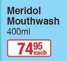 Meridol Mouthwash-400ml Each