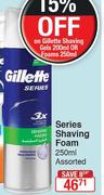 Gillette Shaving Foam Assorted-250ml