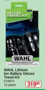 Wahl Lithium Ion Battery Deluxe Travel Kit 12 Piece