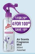 Air Scents Fragrance Mist Assorted-350ml