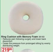 Ring Cushion With Memory Foam 38183