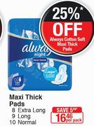 Always Maxi Thick Pads-Per Pack