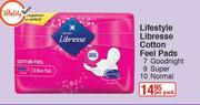 Lifestyle Libresse Cotton Feel Pads-Per Pack