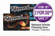 Stimorol Infinity Chewing Gum Assorted-14 Pack Each