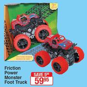 Friction Power Monster Foot Truck