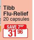 Tibb Flu-Relief-20 Capsules