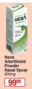 Nexa AllerShield Powder Nasal Spray-800mg