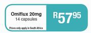 Omiflux 20mg-14 Capsules 