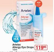 Artelac Allergy Eye Drops-10ml 
