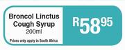 Broncol Linctus Cough Syrup-200ml 