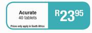 Acurate-40 Tablets 