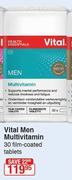 Vital Men Multivitamin-30 Film Coated Tablets