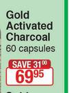 Gold Activated Charcoal-60 Capsules
