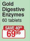 Gold Digestive Enzymes-60 Tablets