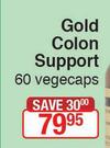 Gold Colon Support-60 Vegecaps