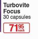 Turbovite Focus-30 Capsules Each