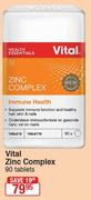 Vital Zinc Complex-90 Tablets