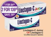 Linctagon-C Junior Or Linctagon-C-1x12 Effervescent Tablets 