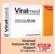 Viralmed Immune-Rx 550 Support-30 Capsules