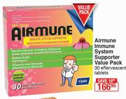 Airmune Immune System Supporter Value Pack-30 Effervescent Tablets