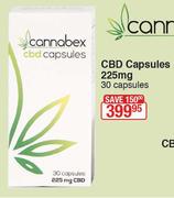 Cannabex CBD Capsules 225mg-30 Capsules