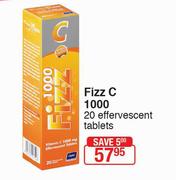 Fizz C 1000-20 Effervescent Tablets