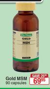 Gold MSM-90 Capsules