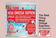 The Real Thing Mega Omega Supreme-60 Capsules 