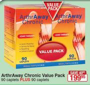 ArthrAway Chronic Value Pack-90 Caplets + 90 Caplets
