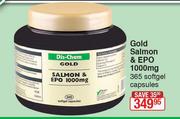 Gold Salmon & EPO 1000mg-365 Softgel Capsules