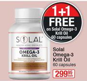 Solal Omega 3 Krill Oil-60 Capsules Each