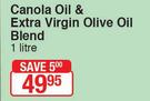 Canola Oil & Extra Virgin Olive Oil Blend-1Ltr