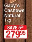 Gaby's Cashews Natural-1kg 