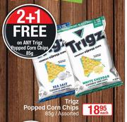 Trigz Popped Corn Chips Assorted-85g Each