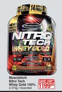 Muscletech Nitro Tech Whey Gold 100% Assorted-2.27Kg