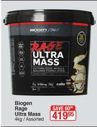 Biogen Rage Ultra Mass Assorted-4Kg